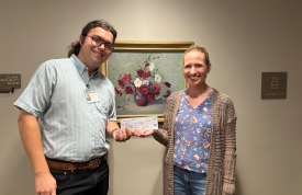 Library Foundation makes contribution to Eckhart Library art appraisal project